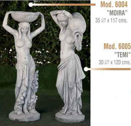 Figura/Estatua de Piedra Surtidor Modelo 6004/6005