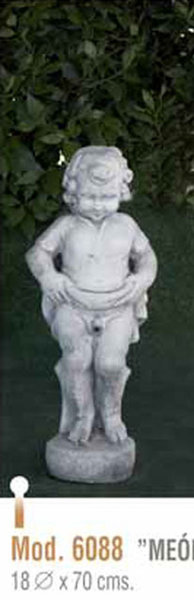 Figura/Estatua de Piedra Surtidor MEON Modelo 6088 - 18 Diam. x 70h.