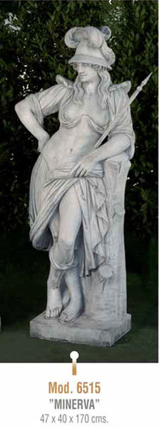 Figura/Estatua de Piedra MINERVA Modelo 6515 - 47x47x170h.