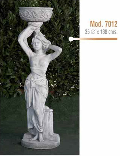 Figura/Estatua de Piedra Modelo 7012 - 35 Diam. x 138h.