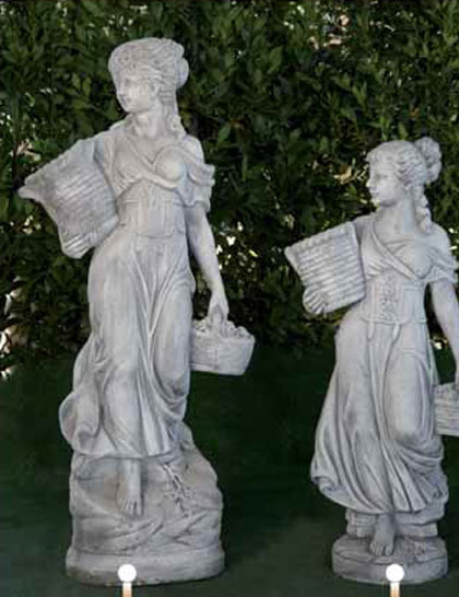 Figura/Estatua de Piedra Modelo MALAGUEÑA 7011A 7011B - Gris