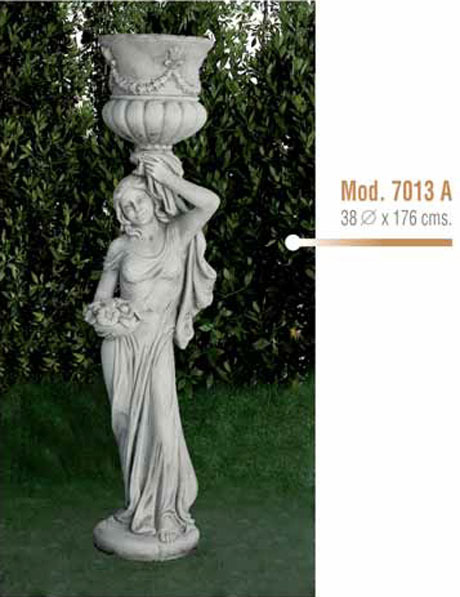 Figura/Estatua de Piedra Modelo 7013A - 38 Diam. x 176h.