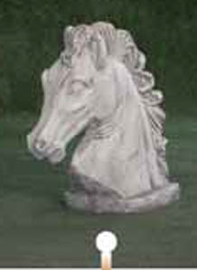 Figura/Estatua Piedra  CABEZA DE CABALLO Modelo 7104 (DCHA.) / 7102 (IZQD.)