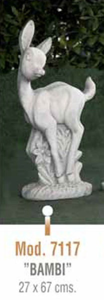 Figura/Estatua de Piedra BAMBI Modelo 7117
