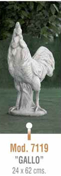 Figura/Estatua de Piedra GALLO Modelo 7119