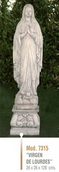 Figura/Estatua de Piedra VIRGEN DE LOURDES Modelo 7315