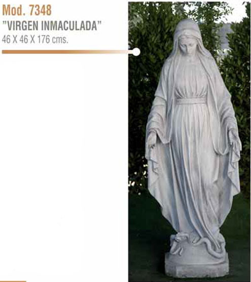 Figura/Estatua de Piedra VIRGEN INMACULADA Modelo 7348