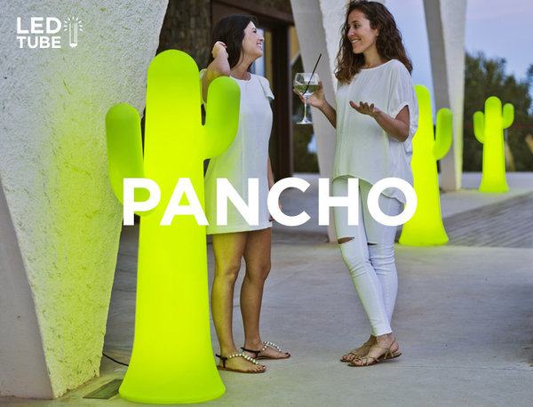LAMPARA DE PIE  RESINA ROTACIONAL  MOD. CACTUS PANCHO 140 - 61x43x140 cm