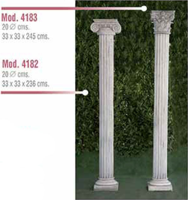 Columna de Piedra/Hormigón Modelo 4182/4183